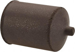 Cratex - 7/8" Max Diam x 1-1/4" Long, Cone, Rubberized Point - Medium Grade, Silicon Carbide, 1/4" Arbor Hole, Unmounted - All Tool & Supply