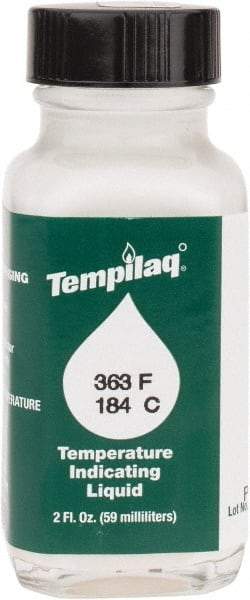 Tempil - 363°F Temp Indicating Liquid - 2 Ounce Container, 184°C - All Tool & Supply