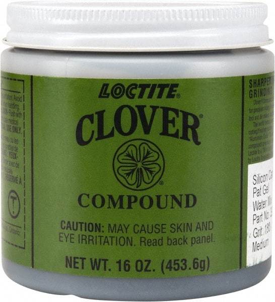 Loctite - 1 Lb Water Soluble Compound - Compound Grade Very Fine, 180 Grit, Black & Gray, Use on General Purpose - All Tool & Supply