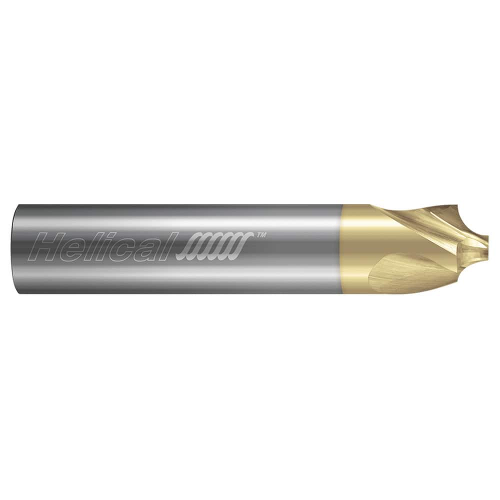 Corner Rounding End Mills; Mill Diameter (Inch): 1/8; Mill Diameter (Decimal Inch): 0.1250; Number Of Flutes: 3; End Mill Material: Solid Carbide; Radius (Decimal Inch): 0.0100; Shank Type: Cylindrical; Flute Type: Helical Flute; Shank Diameter (Inch): 1/