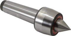 Rohm - MT6 Taper Shank, 4.134" Head Diam 2,500 Lb Capacity Live Center - 2,600 Max RPM, 3.217" Head Length, 1.9685" Point Diam, 2.264" Point Len, 7,700 Lb Max Workpc, 13.15" OAL, Standard Point - All Tool & Supply