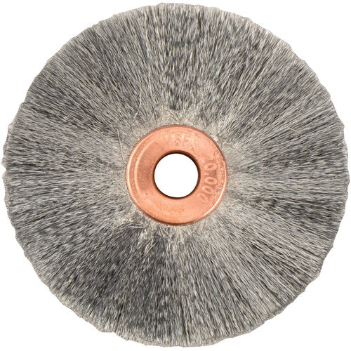 2″ Small Diameter Crimped Wire Wheel, .003″ Steel Fill, 1/4″ Arbor Hole - All Tool & Supply