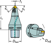 C6-DCMNN-00090-12 Capto® and SL Turning Holder - All Tool & Supply