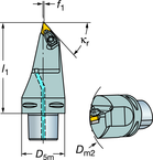 C6-DDMNL-33120-15 Capto® and SL Turning Holder - All Tool & Supply