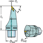 C6-SVMBL-00130-16 Capto® and SL Turning Holder - All Tool & Supply