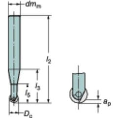 R216F-10A12C-053 CoroMill Ball Nose Finishing - All Tool & Supply