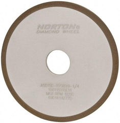 Norton - 6" Diam x 1-1/4" Hole x 1/4" Thick, 180 Grit Surface Grinding Wheel - Diamond, Type 1A1, Very Fine Grade, Resinoid Bond - All Tool & Supply