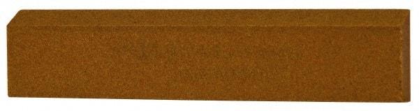 Norton - 4-1/2" Long x 1" Wide x 5/16" Thick, Aluminum Oxide Sharpening Stone - Rectangle, Medium Grade - All Tool & Supply