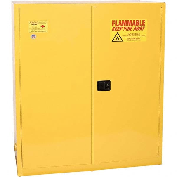 Eagle - Safety Cabinets Hazardous Chemical Type: Flammable and Combustible Liquids Color: Yellow - All Tool & Supply