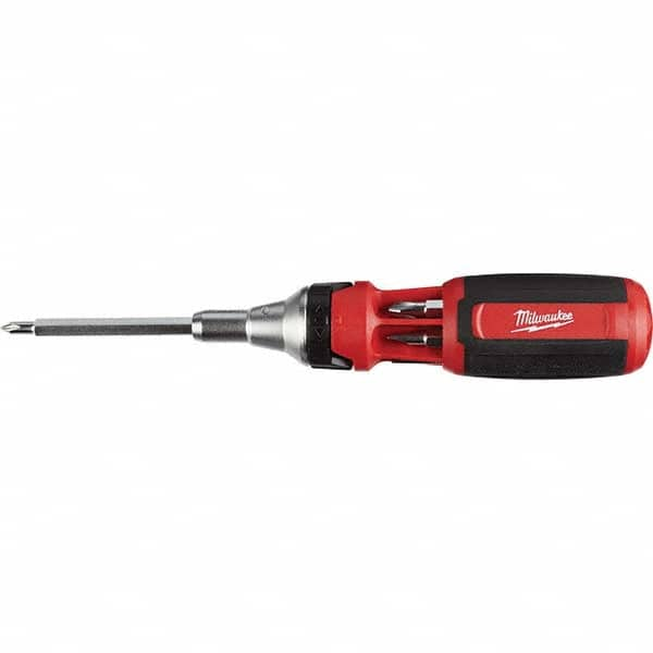 Milwaukee Tool - Screwdriver Bit Sets Type: Multi-Bit Screwdriver; Mulit-Purpose Tool Drive Size: 1/4 (Inch) - All Tool & Supply