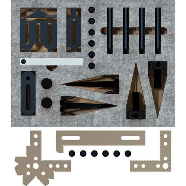 Phillips Precision - CMM Clamps Stud Thread Size: M6 Stud Length (Decimal Inch): 12 - All Tool & Supply