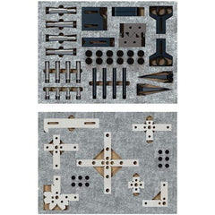 Phillips Precision - CMM Clamps Stud Thread Size: M6 Stud Length (Decimal Inch): 20 - All Tool & Supply