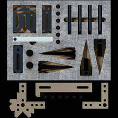 Phillips Precision - CMM Clamps Stud Thread Size: 1/4-20 Stud Length (Decimal Inch): 12 - All Tool & Supply