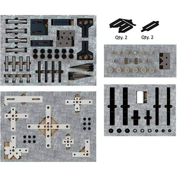 Phillips Precision - CMM Clamps Stud Thread Size: M6 Stud Length (Decimal Inch): 20 - All Tool & Supply