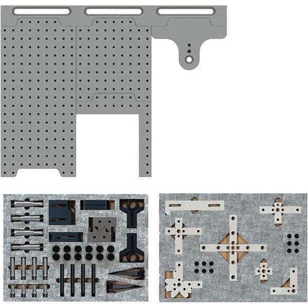 Phillips Precision - CMM Fixtures Type: Fixture Kits & Sets Plate Design: Magnetic - All Tool & Supply