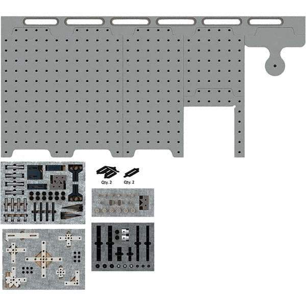 Phillips Precision - CMM Fixtures Type: Fixture Kits & Sets Plate Design: Magnetic - All Tool & Supply