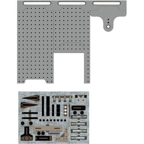 Phillips Precision - CMM Fixtures Type: Fixture Kits & Sets Plate Design: Magnetic - All Tool & Supply