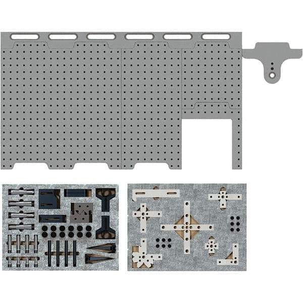 Phillips Precision - CMM Fixtures Type: Fixture Kits & Sets Plate Design: Magnetic - All Tool & Supply