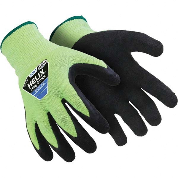 HexArmor - Size XS (6), ANSI Cut Lvl A8, Rubber Latex Coated Cut Resistant Gloves - All Tool & Supply