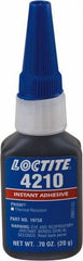 Loctite - 20 Gal Bottle Black Instant Adhesive - 24 hr Full Cure Time - All Tool & Supply