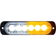 Auxiliary Lights; Light Type: Strobe Light; Amperage Rating: 1.0000; Light Technology: LED; Color: Amber; Clear; Material: Aluminum; Voltage: 12-24 VDC; Overall Width: 5; Minimum Order Quantity: Aluminum; Color: Amber; Clear; Amperage: 1.0000; Material: A