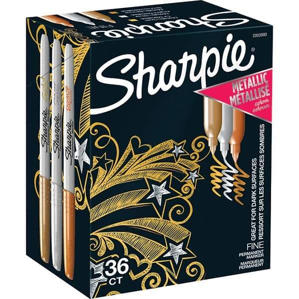 Sharpie - Markers & Paintsticks Type: Permanent Color: Bronze; Gold - All Tool & Supply