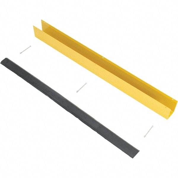 Vestil - 4-7/8" Long, Rubber Rack Guard - Yellow/Black - All Tool & Supply