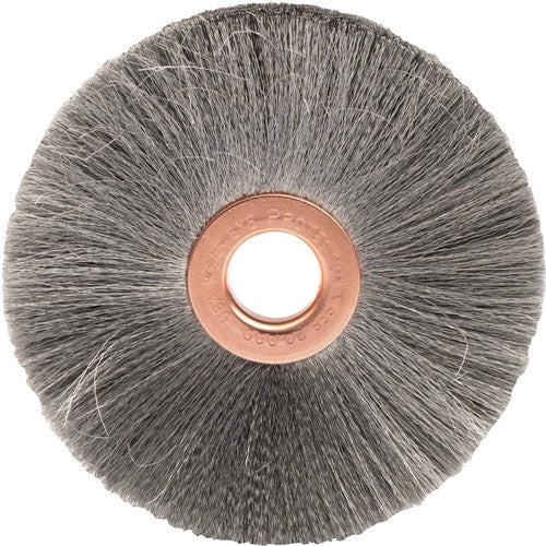 3″ Small Diameter Crimped Wire Wheel, .003″ Steel Fill, 1/2″ Arbor Hole - All Tool & Supply