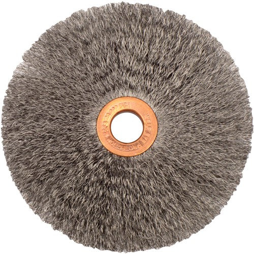 4″ Small Diameter Crimped Wire Wheel, .006″ Steel Fill, 1/2″ Arbor Hole - All Tool & Supply