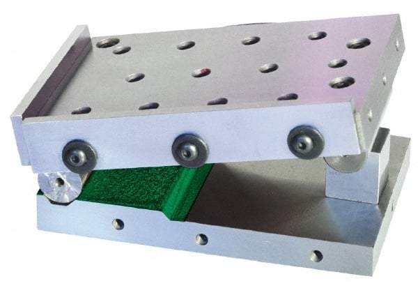 Harig - 4" Long x 6" Wide x 4" High, Precision Steel Sine Plate - Includes 2 Rails - All Tool & Supply