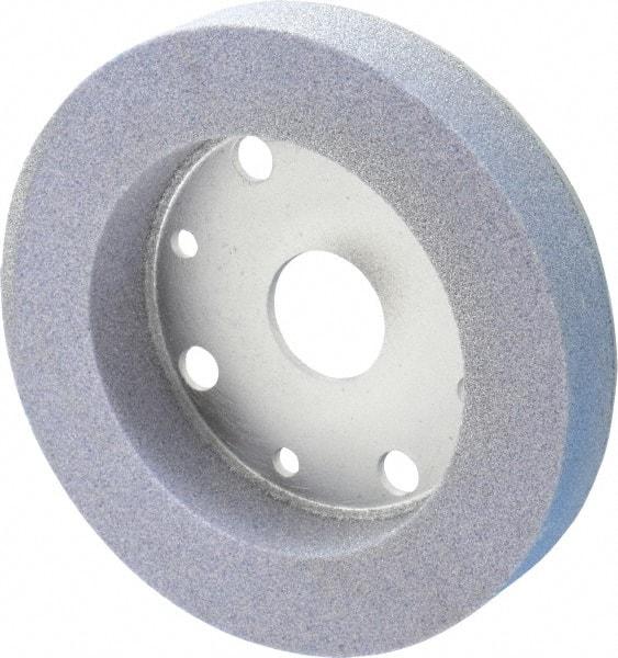 Norton - 6" Diam, 1-1/4" Hole Size, 1" Overall Thickness, 60 Grit, Type 2 Tool & Cutter Grinding Wheel - Medium Grade, Aluminum Oxide, J Hardness, Vitrified Bond, 3,600 RPM - All Tool & Supply