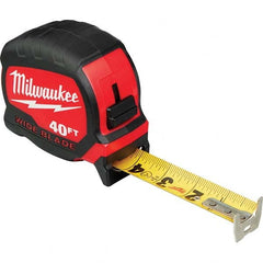 Milwaukee Tool - 40' x 1-5/16" Yellow/Black Blade Tape Measure - All Tool & Supply