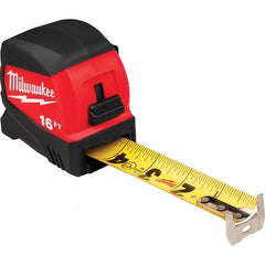 Milwaukee Tool - 16' x 1-3/16" Yellow/Black Blade Tape Measure - All Tool & Supply