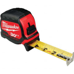 Milwaukee Tool - 30' x 1-5/16" Yellow/Black Blade Tape Measure - All Tool & Supply