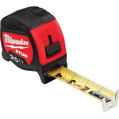 Milwaukee Tool - 25' x 1-5/16" Yellow/Black Blade Tape Measure - All Tool & Supply