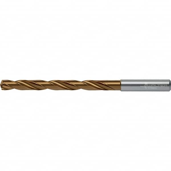 Walter-Titex - 5/8" 140° Spiral Flute Solid Carbide Taper Length Drill Bit - All Tool & Supply