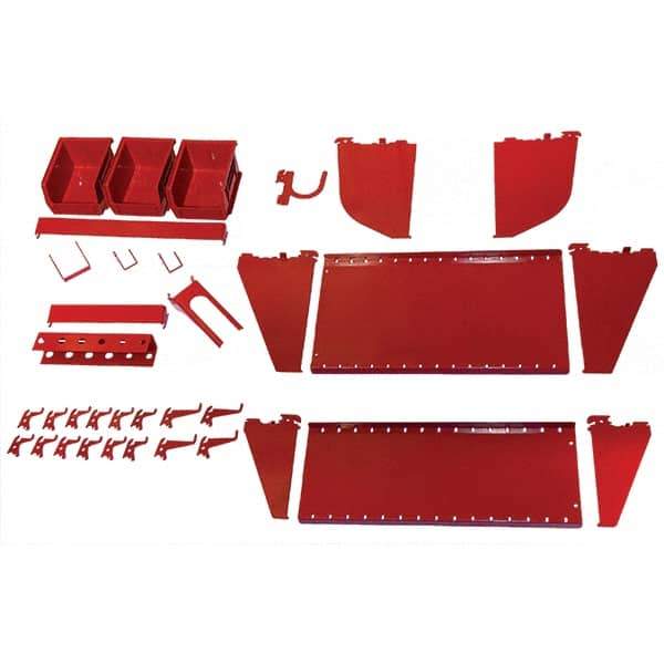 Wall Control - Peg Board Accessories Type: Wall Mounted Storage For Use With: Wall Control Industrial Pegboard - All Tool & Supply