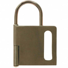 Brady - Lockout Hasps Hasp Type: Hinged Jaw Type: Single Jaw - All Tool & Supply