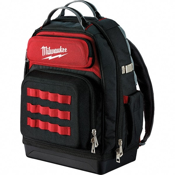 Milwaukee Tool - PACKOUT 48 Pocket, Ballistic Polyester, Red/Black Backpack Tool Bag - All Tool & Supply