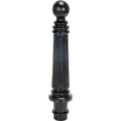 Vestil - 5" Diam x 28" High, Black Iron Bollard - All Tool & Supply