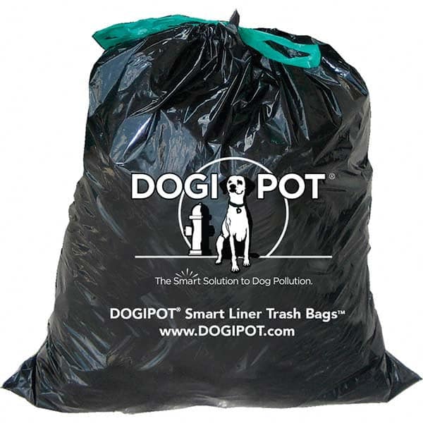 DOGIPOT - 1 50-Piece 10 Gal HDPE Plastic Trash Bags/Liners - All Tool & Supply