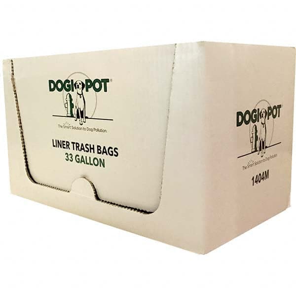 DOGIPOT - 1 25-Piece 33 Gal HDPE Plastic Trash Bags/Liners - All Tool & Supply