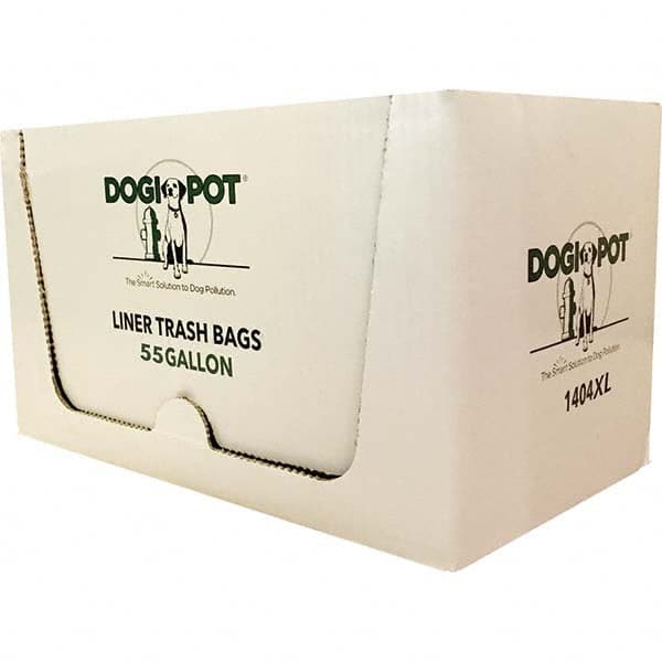 DOGIPOT - 1 25-Piece 55 Gal HDPE Plastic Trash Bags/Liners - All Tool & Supply