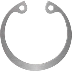 Internal Retaining Rings; Ring Type: HO Style; Groove Diameter: 2.186; Bore Diameter (Decimal Inch): 2.0620; Groove Diameter Tolerance: +0.006/-0.006; Free Diameter: 2.28; Free Outside Diameter: 0; Material: Stainless Steel; Groove Width (Decimal Inch): 0