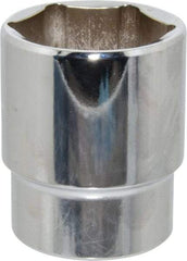 Proto - 1-3/8", 1/2" Drive, Standard Hand Socket - 6 Points, 2-1/8" OAL, Chrome Finish - All Tool & Supply