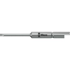 Wera - Slotted Screwdriver Bits Reversible: Reversible Blade Width (mm): 2.50 - All Tool & Supply