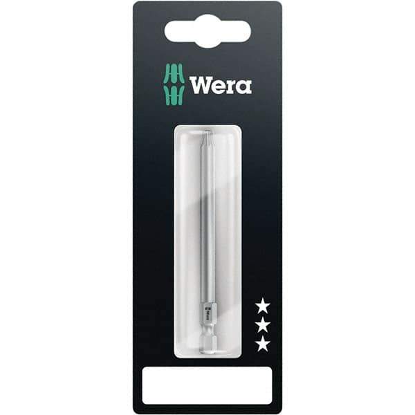 Wera - 1/4" Torx Bit - 1/4" Drive, 89mm OAL - All Tool & Supply