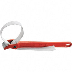 Rothenberger - 12" Max Pipe Capacity, 13-3/4" Long, Strap Wrench - 3" Actual OD, 16" Handle Length - All Tool & Supply