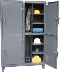 Strong Hold - 4 Door, 2 Tier, Steel Locker - All Tool & Supply