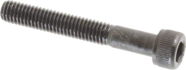 Value Collection - #10-32 UNF Hex Socket Drive, Socket Cap Screw - Alloy Steel, Black Oxide Finish, Partially Threaded, 1-3/8" Length Under Head - All Tool & Supply